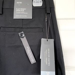 Denver Hayes Men’s Black Dress Pant